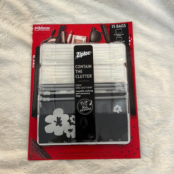 ziploc Storage & Organization Nwt Ziploc Chic Collection 5 Bags